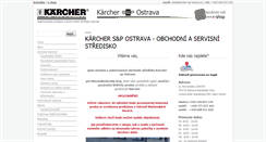 Desktop Screenshot of karcher-sp-ostrava.cz